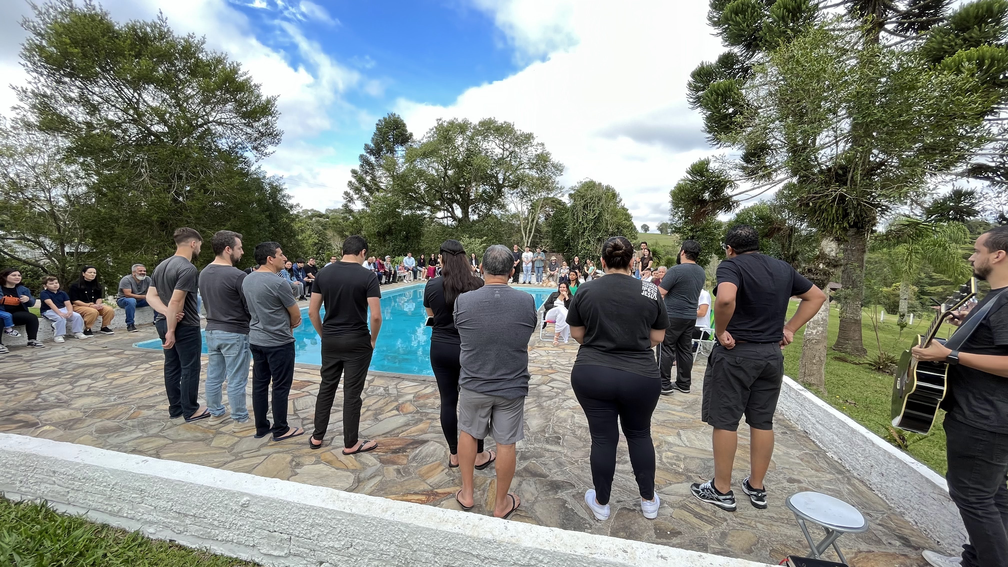 Foto dos Primeiros Batismos